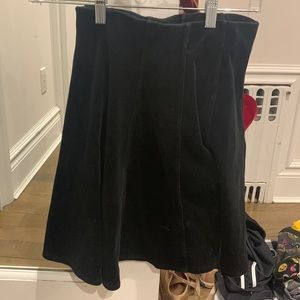 Girls velour skirt